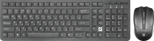 Комплект Клавиатура + Мышь Defender Columbia C-775 (черный)