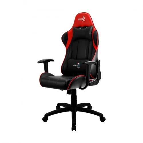 Игровое компьютерное кресло Aerocool AC100 AIR BR Искусственная кожа PU AIR Чёрно-Красный