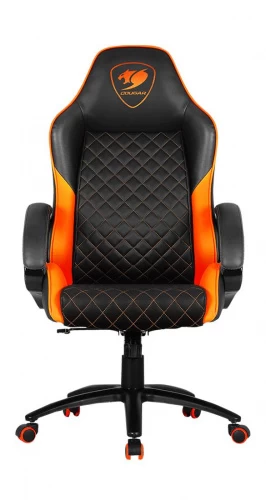 Игровое компьютерное кресло, Cougar, FUSION (ORANGE), Искусственная кожа P